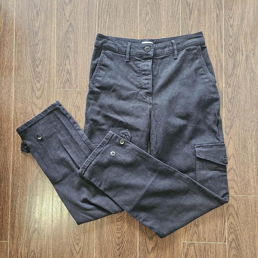 Wilfred Free Modern Cargo Pant High-Waisted Black Size 4